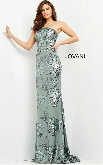 Jovani 04331 – One Shoulder Long Evening Gown