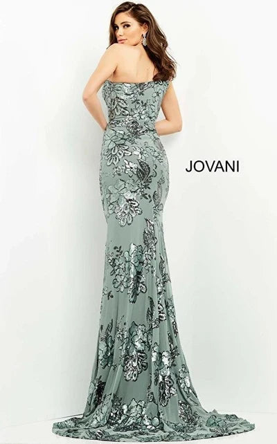 Jovani 04331 – One Shoulder Long Evening Gown