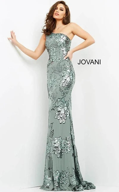 Jovani 04331 – One Shoulder Long Evening Gown